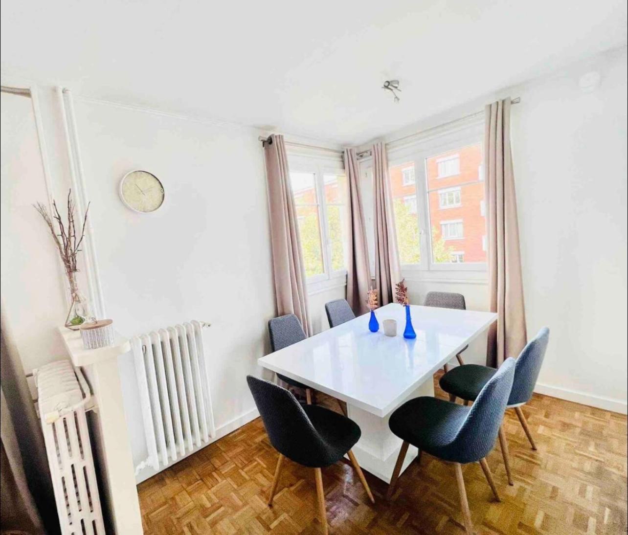 Modern 2 Bedroom Apartment Near Paris Metro, Giant Flat Screen Tv 85 Inches, Balcony, Free Parking Ivry-sur-Seine Buitenkant foto